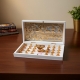 Picture of 24 Tirthankar and 4 tirth Beautiful White Fiber Royal Box/Peti