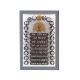 Picture of Wooden Engraved Navkar Mantra With Brown 14 Swapna And Ashtmangal Frame (Size - 12 x 18 inches)