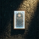 Picture of Wooden Blue Texture Engraved Navkar Mantra Frame (Size - 22 x 14 inches)