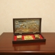 Picture of Beautiful Brown Fiber Palitana Tirth Royal Box/Peti (Foil)