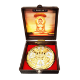 Picture of Deluxe Parshwanath/Mahaveer Bhagwan With Siddhachakra Brown Deluxe Box/Peti (Size - 3.5 x 3.5 inch)