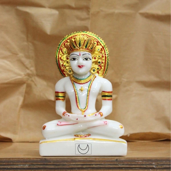 Picture of Chandra Prabhu Swami Idol (Size - 5 inches)