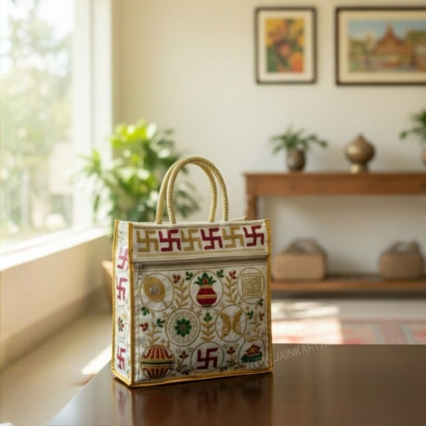 Picture of Ashtmangal Standing Samayik Bag