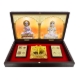 Picture of Gautam Swami And Mahavir Bhagwan Brown Royal Box (Size - 8.5 x 4.5 inches)