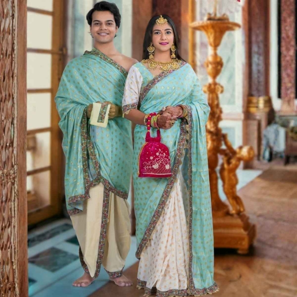 Picture of Couple Pooja Set