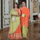 Picture of Saffron Glow Couple Pooja Jod