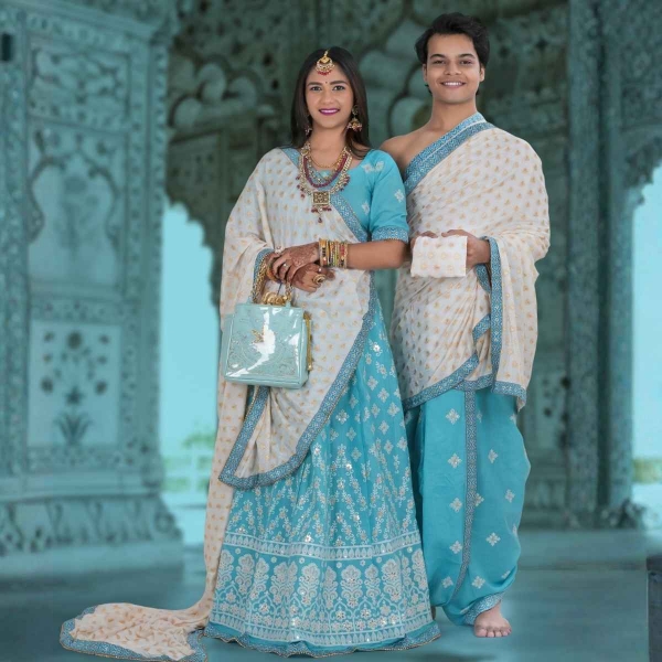 Picture of Couple Pooja Set