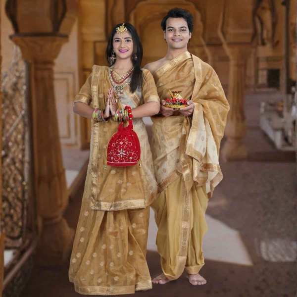 Picture of Golden-Grace Couple Pooja Jod