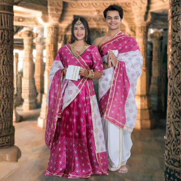 Picture of Couple Pooja Set