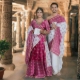 Picture of White-Pink Couple Pooja Jod