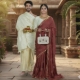 Picture of Crimson-Brown Couple Pooja Jod