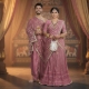 Picture of Deep-Mauve Couple Pooja Jod
