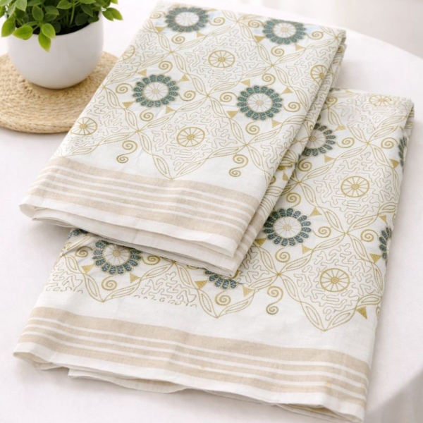 Picture of Full Embroidery Work Pooja Jod