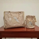 Picture of Shankh Design Handwork Jute Bag And Batva
