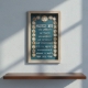 Picture of Wooden Engraved Navkar Mantra Frame (Size - 26 x 14 inches)
