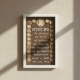 Picture of Wooden Engraved Navkar Mantra Frame (Size - 26 x 14 inches)