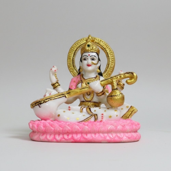 Picture of Sarswati Mata Idol (Size - 7 inches)
