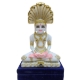 Picture of Parshwanath Bhagwan Idol In Marble (Size - 9 inches)
