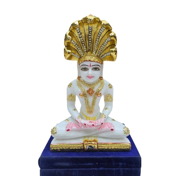 Picture of Golden Parshwanath Bhagwan Idol (Size - 9 inches)