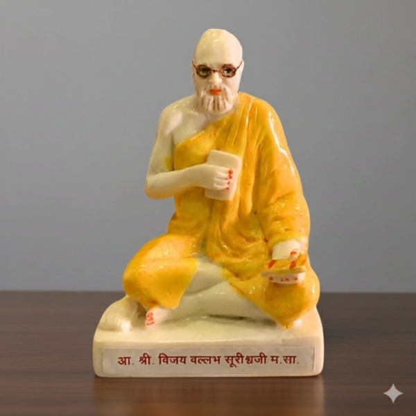 Picture of Shree Vijay Vallabh Surishwar ji Ma. Sa. Idol (Size - 5 inches)