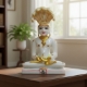 Picture of White-Golden Parshwanath Bhagwan Idol (Size - 9 inches)