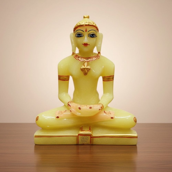 Picture of Padmaprabhu Bhagwan Idol (Size - 9 inches)