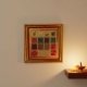 Picture of Ashtmangal Square Golden Frame (Size - 8 x 8 inches)