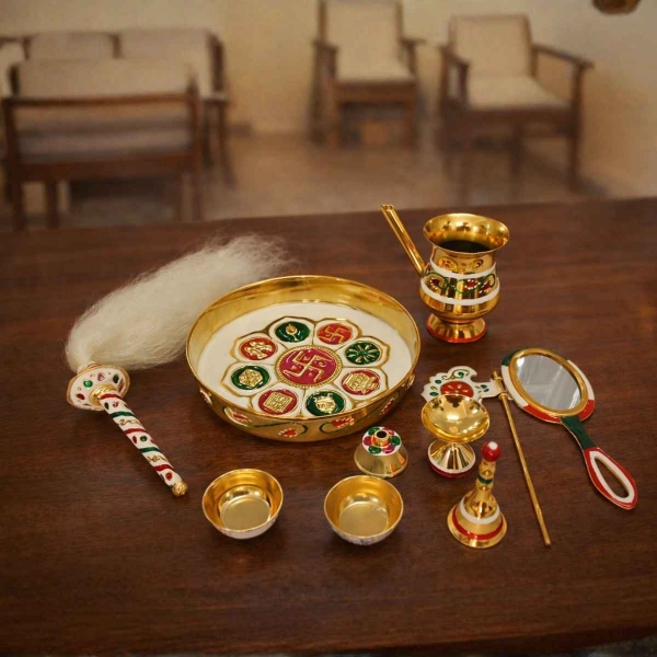 Picture of Ashtprakari Pooja Set