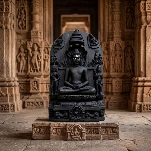 Picture of Kshatriyakund Mahavir Swami Idol (Size - 11 inches)