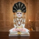 Picture of Parshwanath Bhagwan Idol In Marble (Size - 11 inches)