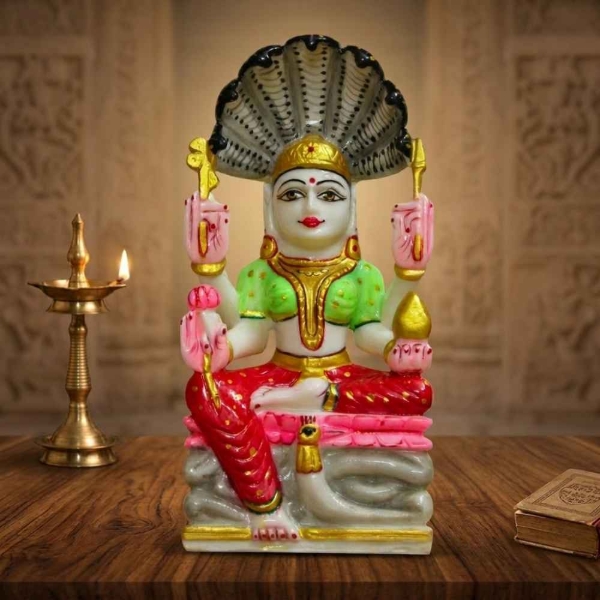 Picture of Padmavati Mata Idol (Size - 11 inches)