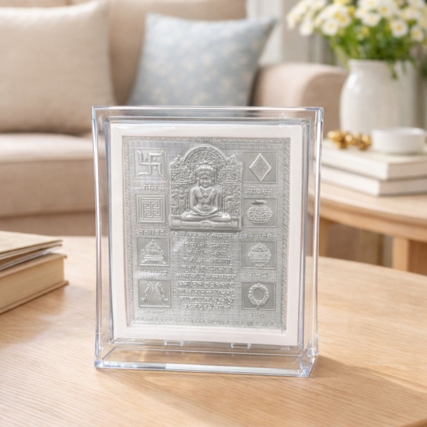 Picture of Navkar Mantra With Ashtmangal Stand