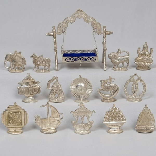 Picture of 14 Swapna and Palna Ji (German silver)