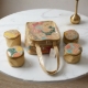 Picture of Designer Double Decker Pooja Bag With 4 Box