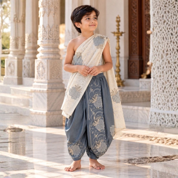 Picture of Kids Pooja Jod - Size 22 no.