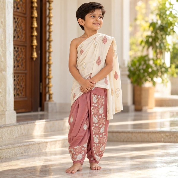 Picture of Kids Pooja Jod - Size 32 no.