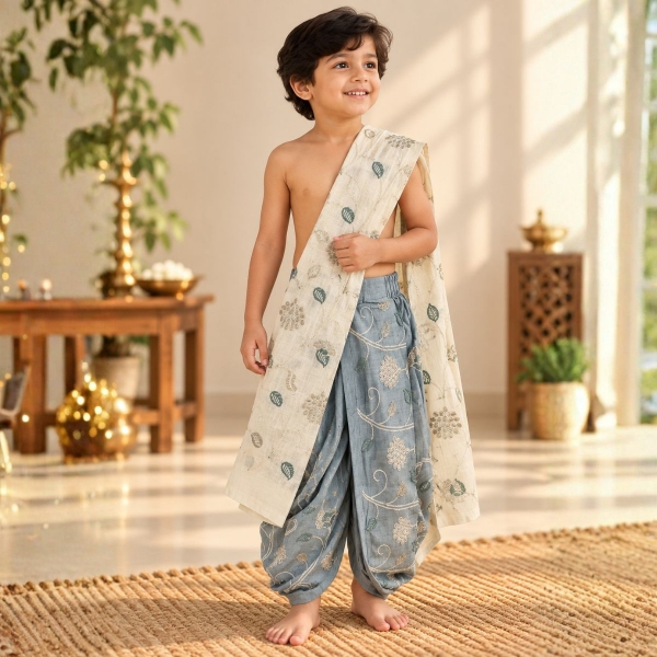 Picture of Kids Pooja Jod - Size 26 no.