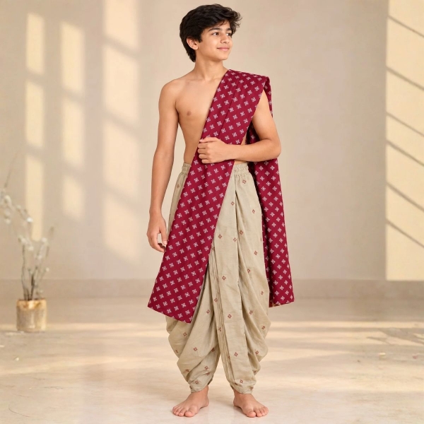 Picture of Kids Pooja Jod - Size 38 no.